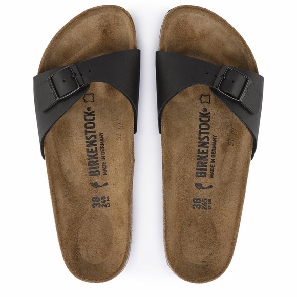 Birkenstock Madrid Black Sandals - Picture 1 of 10